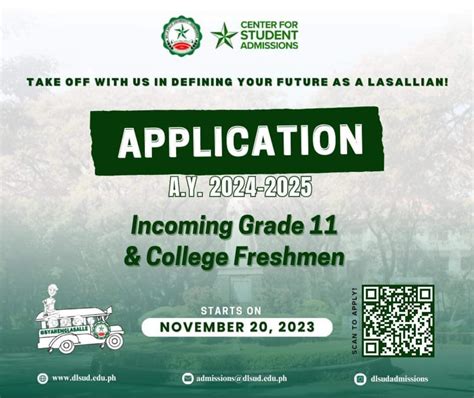 dlsu admissions contact number|Application for incoming Grade 11 and College Freshmen for A.Y .